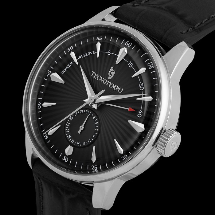 Tecnotempo - Power Reserve - Limited Edition - Black Dial - Ingen mindstepris - TT.50.PWB - Mænd - 2011-nu