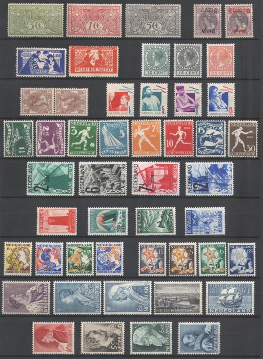 Holland 1906/1935 - Valg mellem NVPH 61b og 277