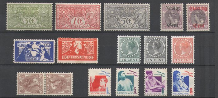 Holland 1906/1935 - Valg mellem NVPH 61b og 277