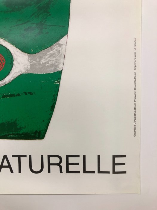 Donald Brun - PERRIER "EAU MINERALE GAZEUSE NATURELLE" - (large size) - 1970‹erne