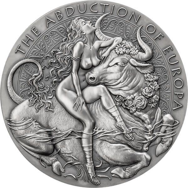 Cameroun. 10000 Francs 2023 The Abduction of Europa - Celestial Beauty - Antique Finish, 1Kg (.999)