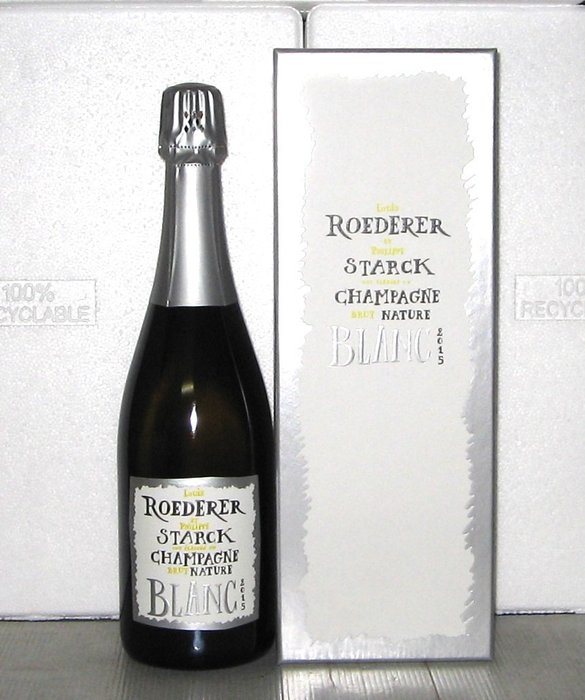 2015 Louis Roederer, Roederer and Philippe Starck, Vintage - Champagne Brut Nature - 1 Flaske (0,75L)