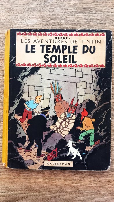 Tintin T14 - Le temple du soleil (B3) - C - 1 Album - Første udgave - 1949