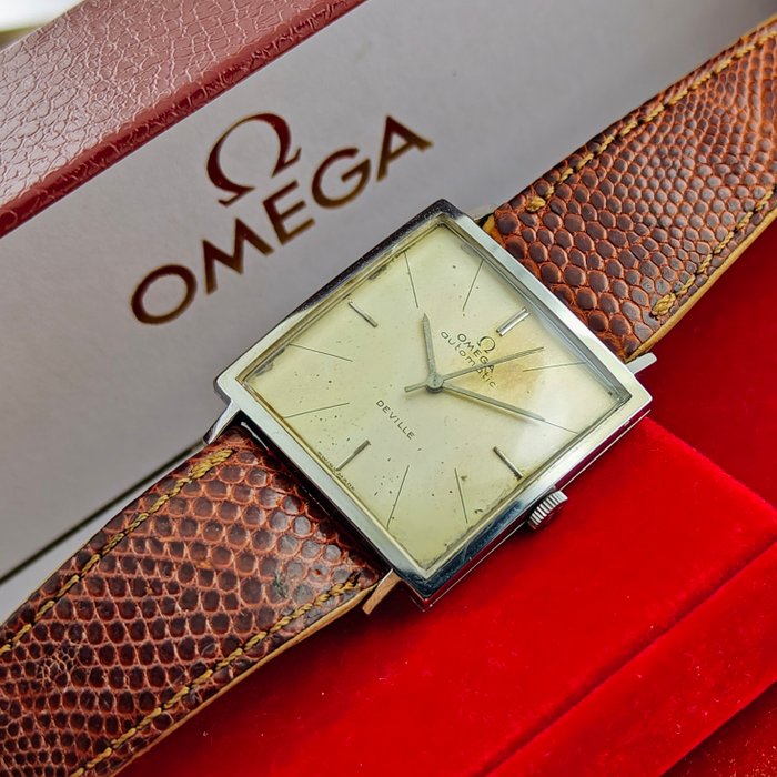 Omega - Deville Automatic 711 "Square" Vintage - 161.021 - Mænd - 1960-1969