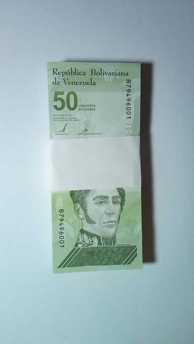 Venezuela. - 100 x 50 Bolívares 2021 - Pick 118  (Ingen mindstepris)