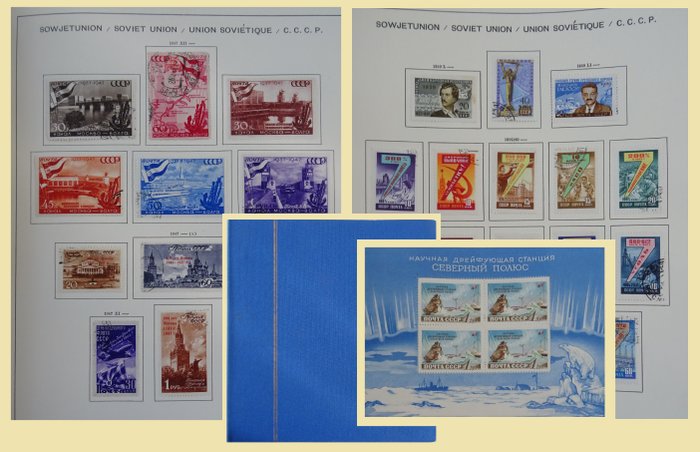 Sovjetunionen 1945/1959 - Samling i Schaubek fortryk album nr. II