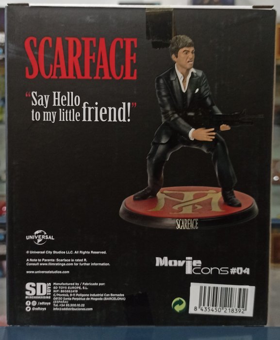 Scarface - Al Pacino as "Tony Montana" statue (mint condition, never opened)