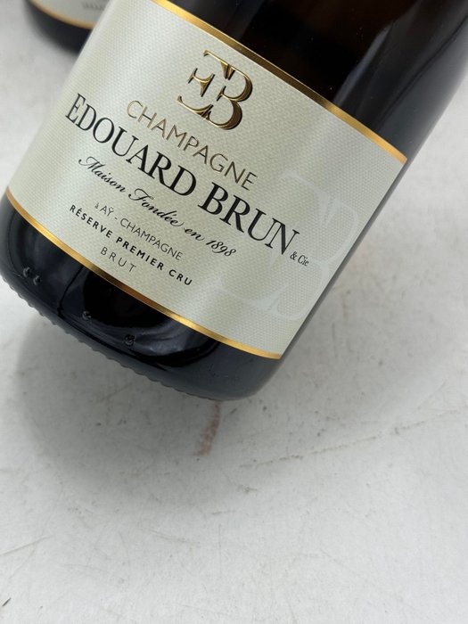 Edouard Brun, Champagne Edouard Brun Reserve Premier Cru - Champagne Brut - 6 Flasker (0,75 L)