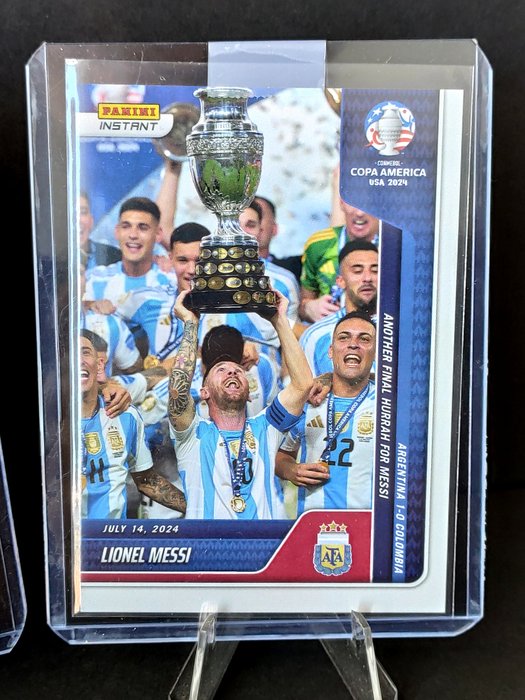 2022-2024 Panini Instant Lionel Messi - Winner WC  Copa America - 2 Card - Næsten så god som ny (NM)