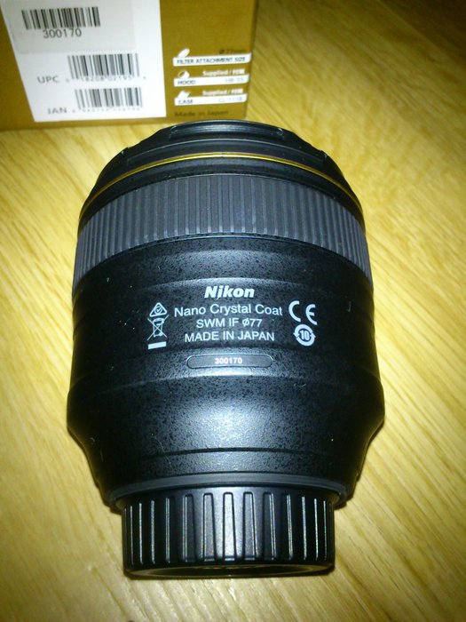 Nikon AF-S Objektiv 85mm 1:1,4G Telelinse