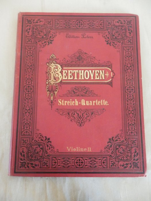 CF Peters in Liebzig - 6x Classical Sheet Music Book: Beethoven Bach Schubert - 1870-2000