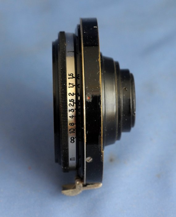 Zeiss Tessar 8/28cm black and nickel for Rangefinder søgerkamera