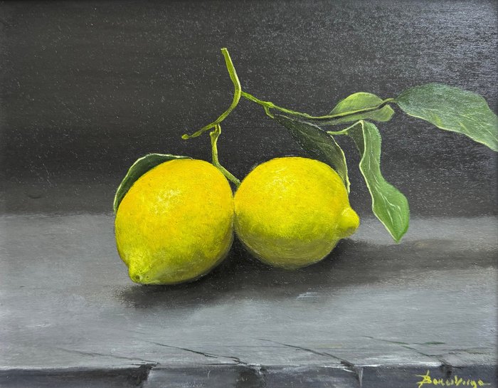 Franco Bencivenga (1953) - Limoni con foglie