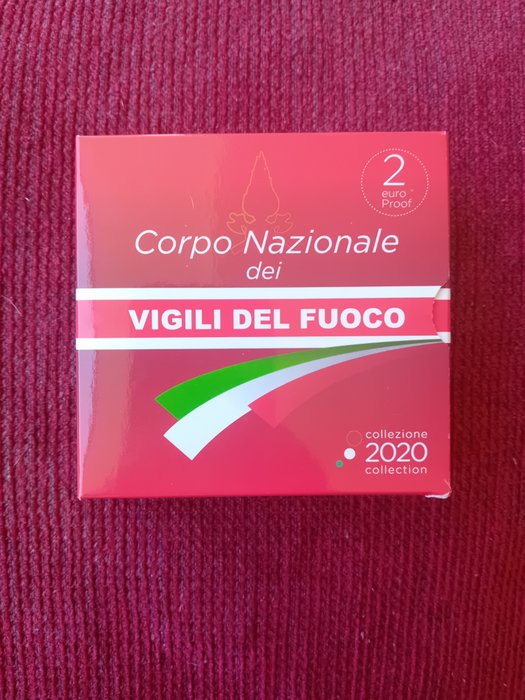 Italien. 2 Euro 2020 "Vigili del Fuoco" Proof  (Ingen mindstepris)