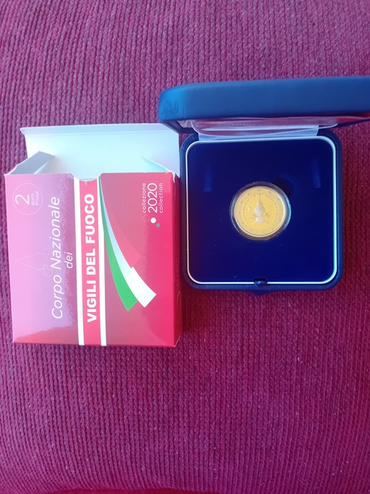 Italien. 2 Euro 2020 "Vigili del Fuoco" Proof  (Ingen mindstepris)