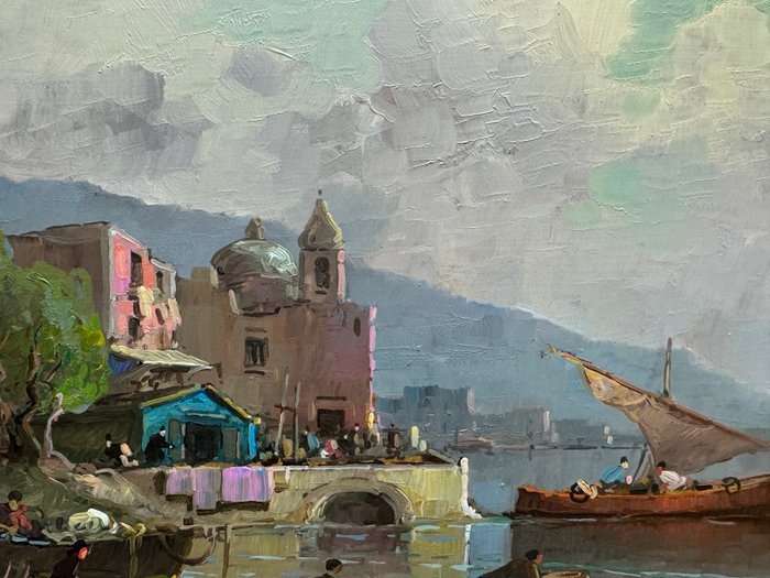 Antonio Madonna (1919-2010) - Marina - Torre del Greco