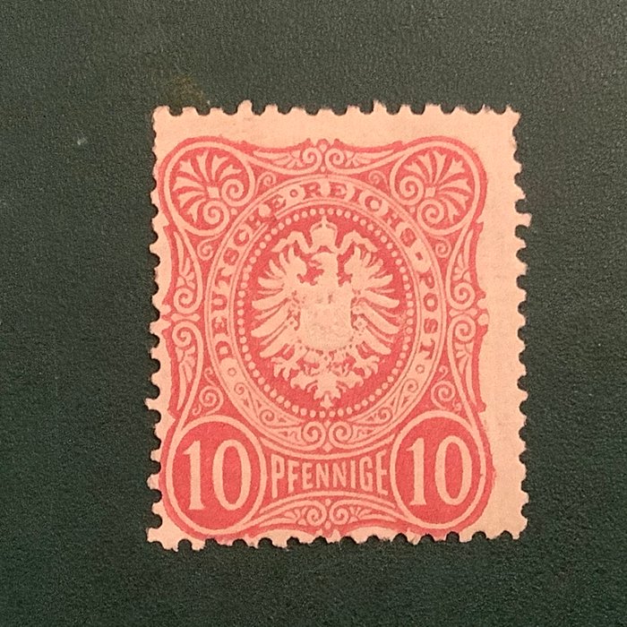 Tyske Kejserrige 1875/1879 - 10 Pfenninge ørn - Michel 33