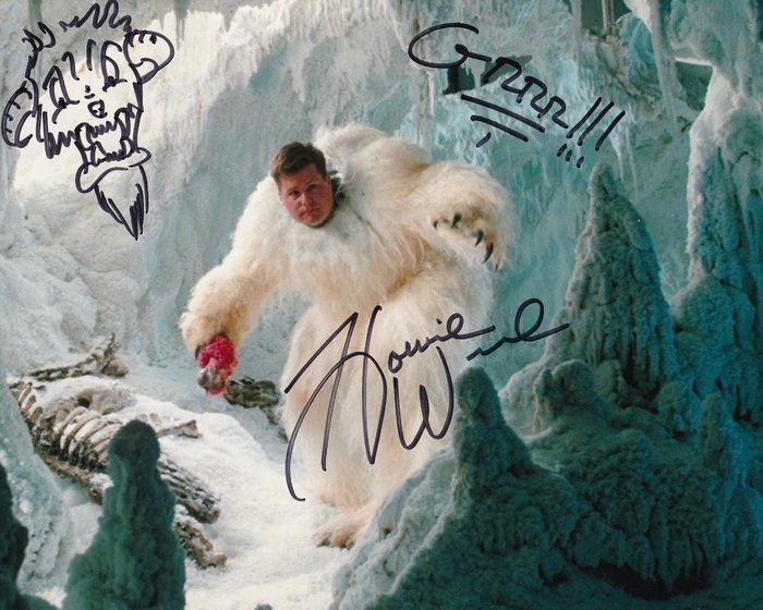 Star Wars Episode V: The Empire Strikes Back - Signed and Hand Sketched by Howie Weed (Wampa)