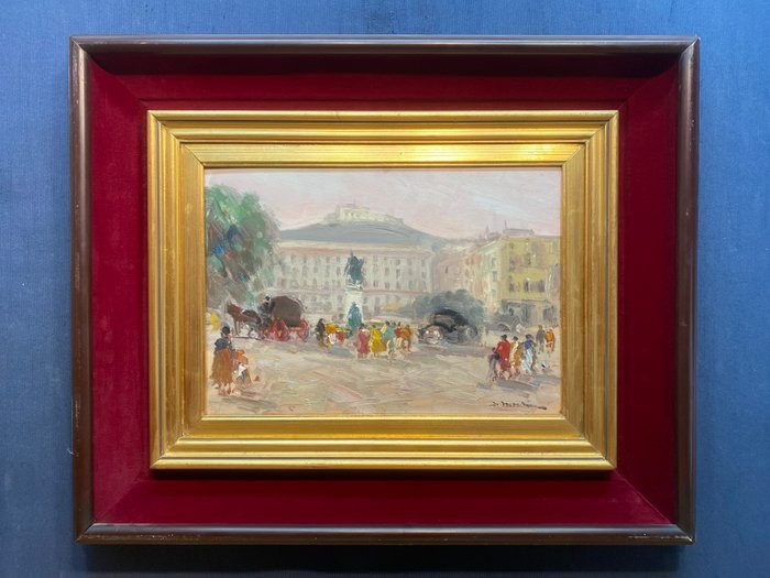 Francesco Di Marino (1892-1954) - Napoli piazza Municipio