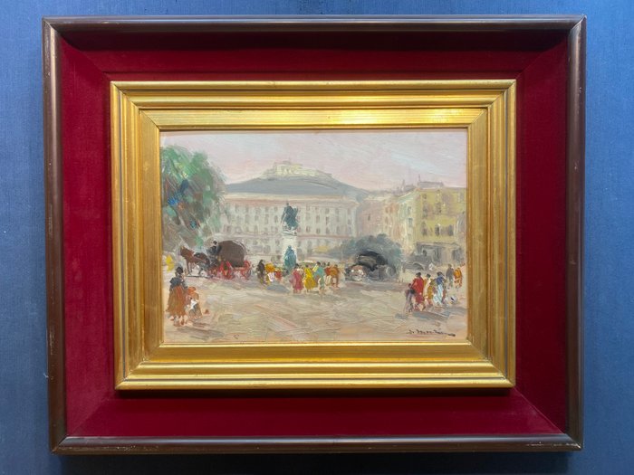 Francesco Di Marino (1892-1954) - Napoli piazza Municipio