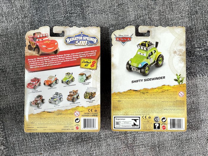 Disney Cars A rare set of 8 Radiator Springs 500 (Deluxe set)