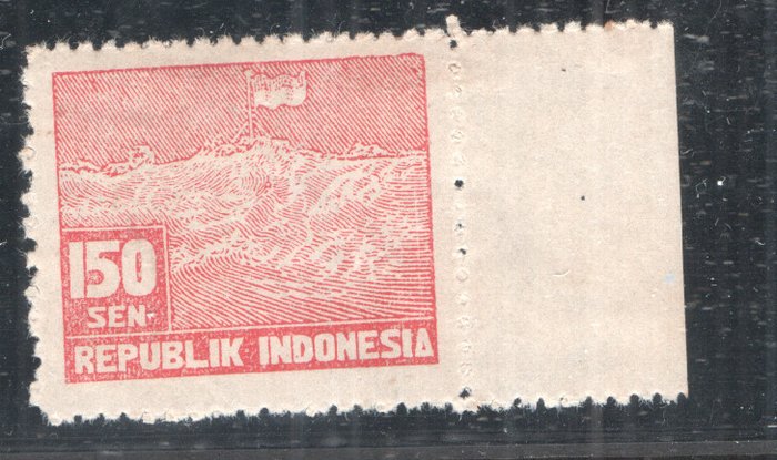 Indonesien 1948 - Mellemperiode Java - Zonnebloem 46 + 47