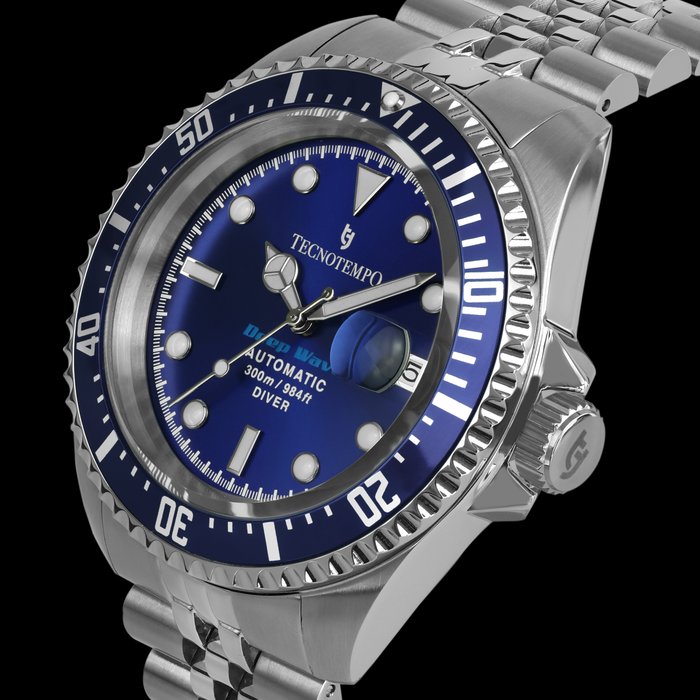 Tecnotempo - Diver 300M "Deep Wave" - Automatic - Limited Edition - - Ingen mindstepris - TT300DEBL (Blue) - Mænd - 2011-nu