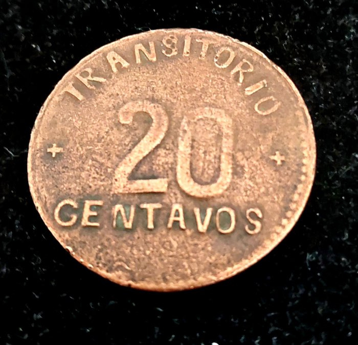 Mexico. 20 centavos 1915.1°Revolución Chiconcuatla.Puebla  (Ingen mindstepris)