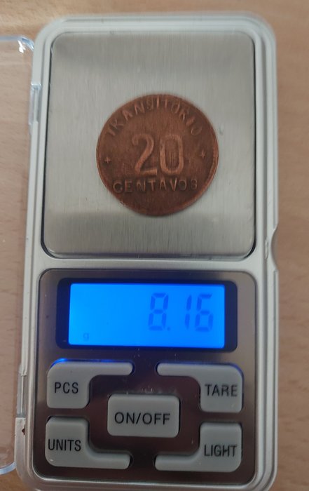 Mexico. 20 centavos 1915.1°Revolución Chiconcuatla.Puebla  (Ingen mindstepris)