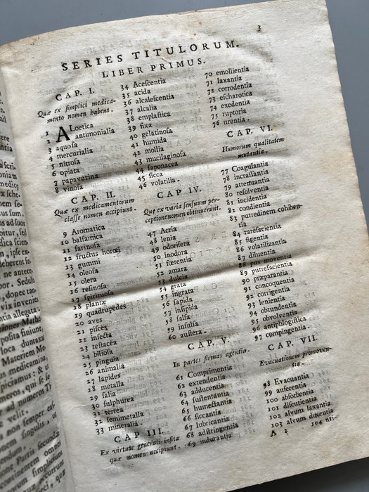 Davide de Gorter - Materies medica exhibens virium medicamentorum simplicium catalogos in tres libros divisa - 1767