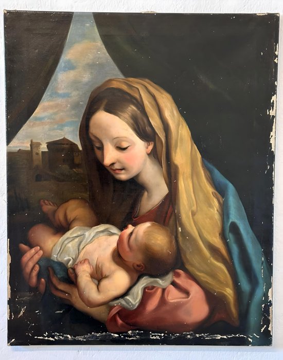 Carlo Maratta (1625-1713), After - Madonna mit Kind