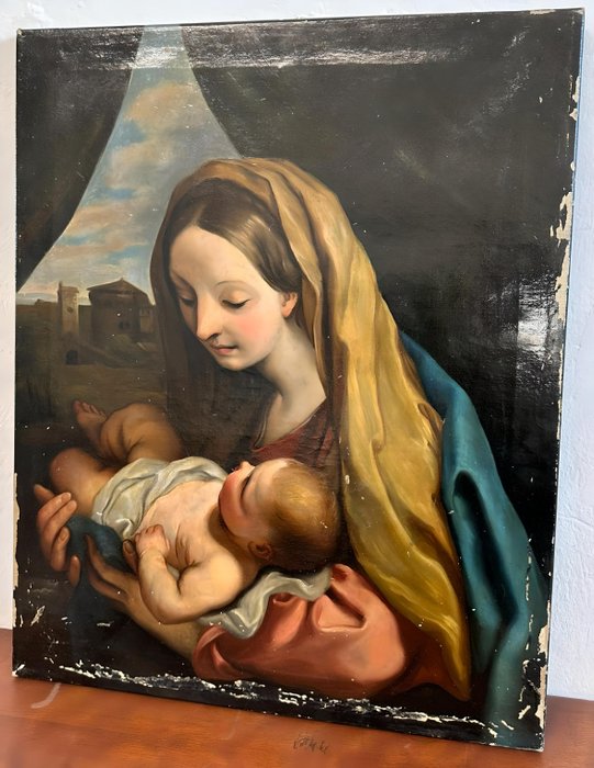 Carlo Maratta (1625-1713), After - Madonna mit Kind