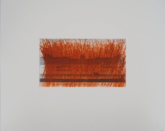 Arnulf Rainer (1929) - Louvre en orange