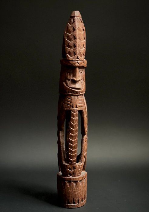 Forfader statue - Korwar - Kamoro - Papua Ny Guinea