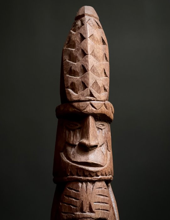 Forfader statue - Korwar - Kamoro - Papua Ny Guinea