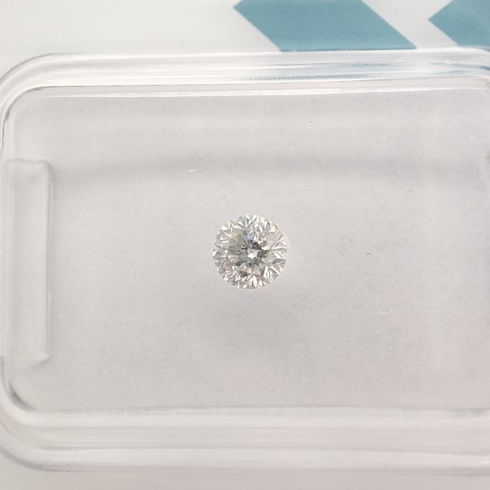 Ingen mindstepris - 1 pcs Diamant  (Natur)  - 0.19 ct - Rund - I1 - International Gemological Institute (IGI) - N