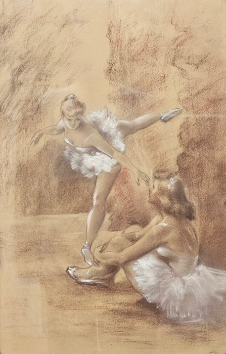 Montserrat Barta (1906/07-1988) - Ensayo de ballet - NO RESERVE