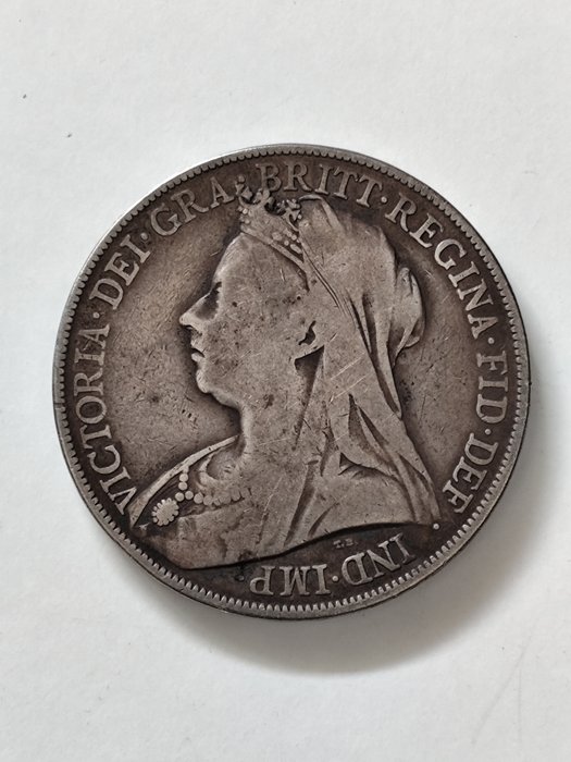 Storbritannien. Victoria (1837-1901). Crown 1900  (Ingen mindstepris)