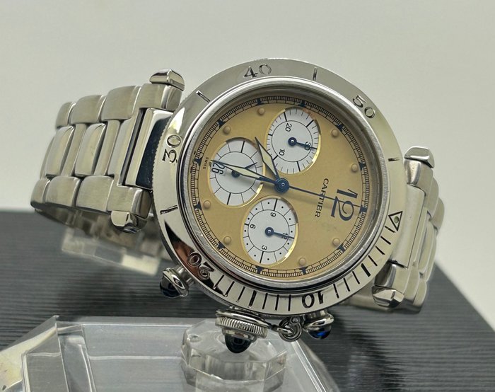 Cartier - Pasha Chronograph Safari - 4030 - Mænd - 1990-1999