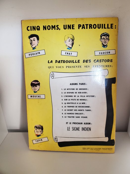 La Patrouille des Castors - 4x B - 4 Album - Første udgave - 1962/1979