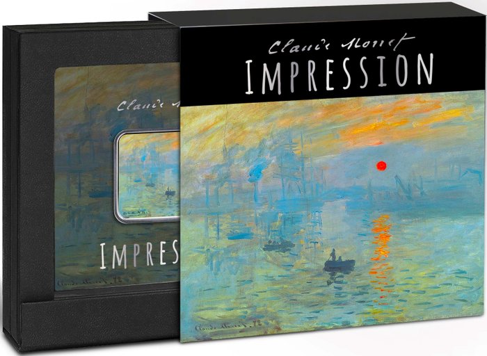 Niue. 1 Dollar 2018 "Impression - Sunrise by Claude Monet", 1 Oz (.999)  (Ingen mindstepris)