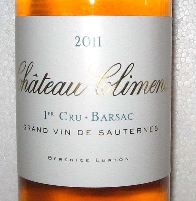 2011 Château Climens - Sauternes 1er Grand Cru Classé - 3 Halve flasker (0,375 L)