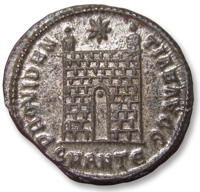 Romarriket Constantine I (AD 306-337) Follis Antioch mint 5th officina 326-327 AD - mintmark SMANTЄ - Ex CNG 2011