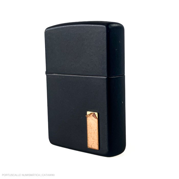 Zippo - Black Mat - Lighter - Stål (rustfrit)