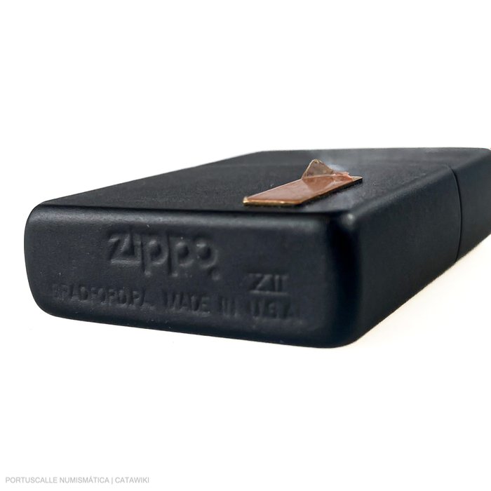 Zippo - Black Mat - Lighter - Stål (rustfrit)