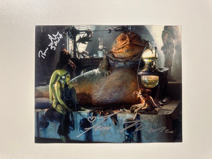 FEMI TAYLOR  AND   BRIAN WHEELER - STAR WARS AUTOGRAPHS