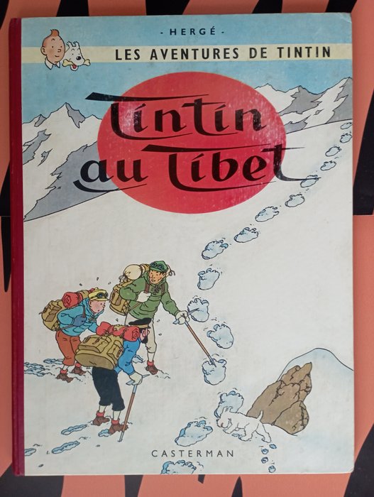 Tintin T20 - Tintin au Tibet (B29) - C - 1 Album - Første udgave - 1960