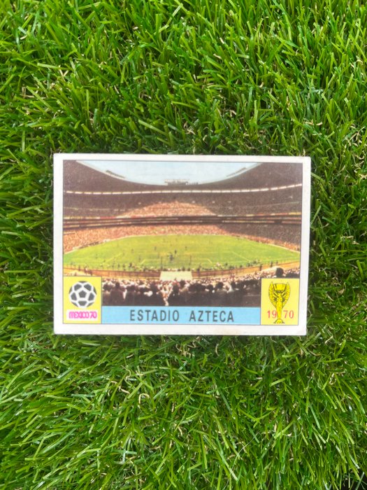 Panini - Mexico 70 World Cup - Estadio Azteca - Red Black Back Card