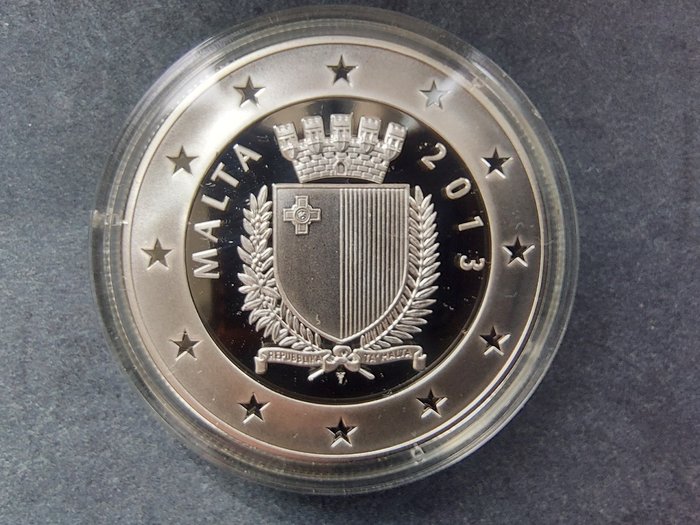 Malta. 10 Euro 2013 "Dun Karm Psaila" Proof  (Ingen mindstepris)