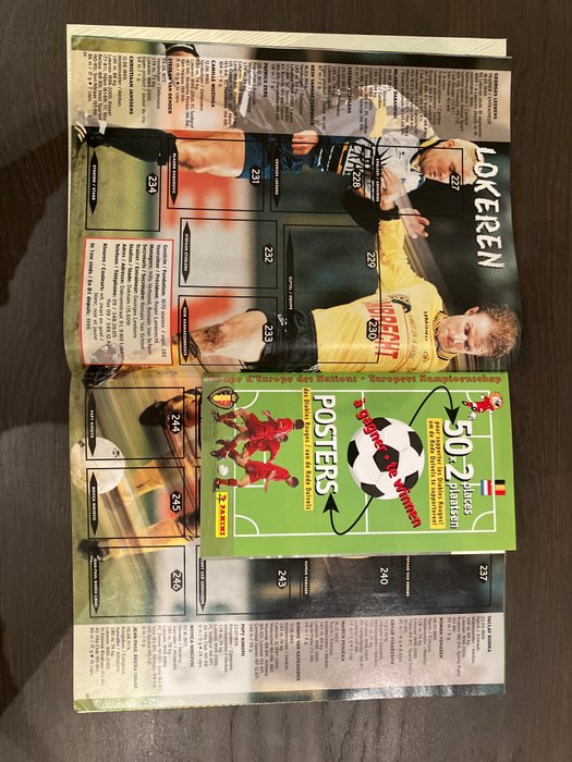 Panini - Football Belgium 2000 - Par Zetterberg - Jan Koller - Juha Reini - Besnik Hasi - Branko Strupar e.a. - 2 Empty album + complete loose sticker set